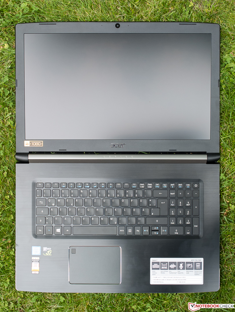 Acer Aspire 7 (Core i7, GTX 1060) Laptop Review - NotebookCheck.net Reviews