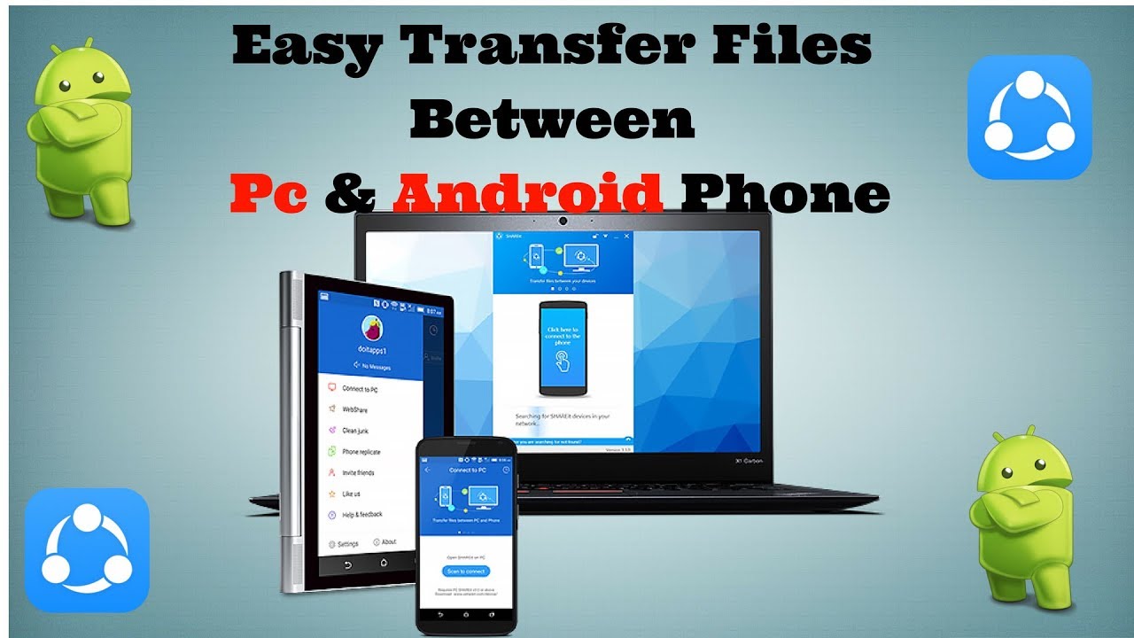 How to Transfer files from your Android phone to your Laptop or PC