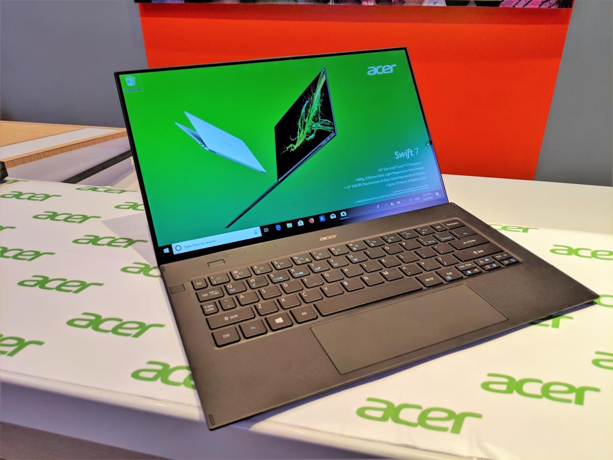 Acer's new Swift 7 ultra-thin PC is even smaller, but adds Thunderbolt