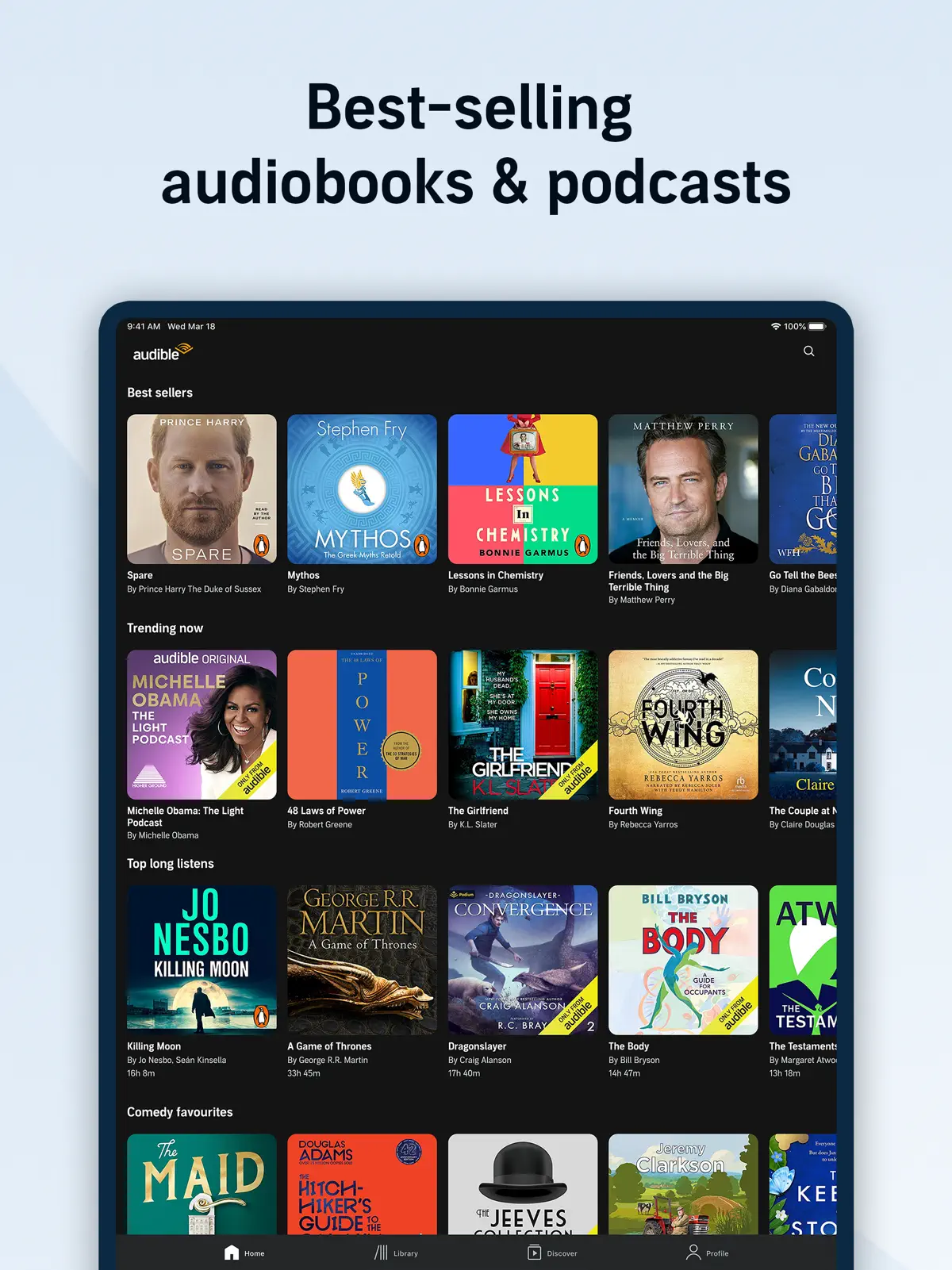 Download 3 Audible books for £0 if you act before TONIGHT