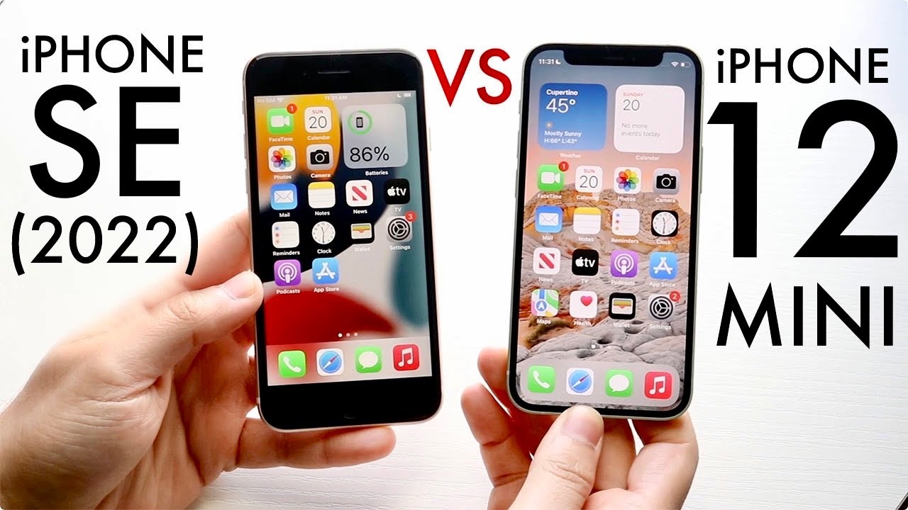 iPhone SE (2022) Vs iPhone 12 Mini! (Comparison) (Review) - YouTube
