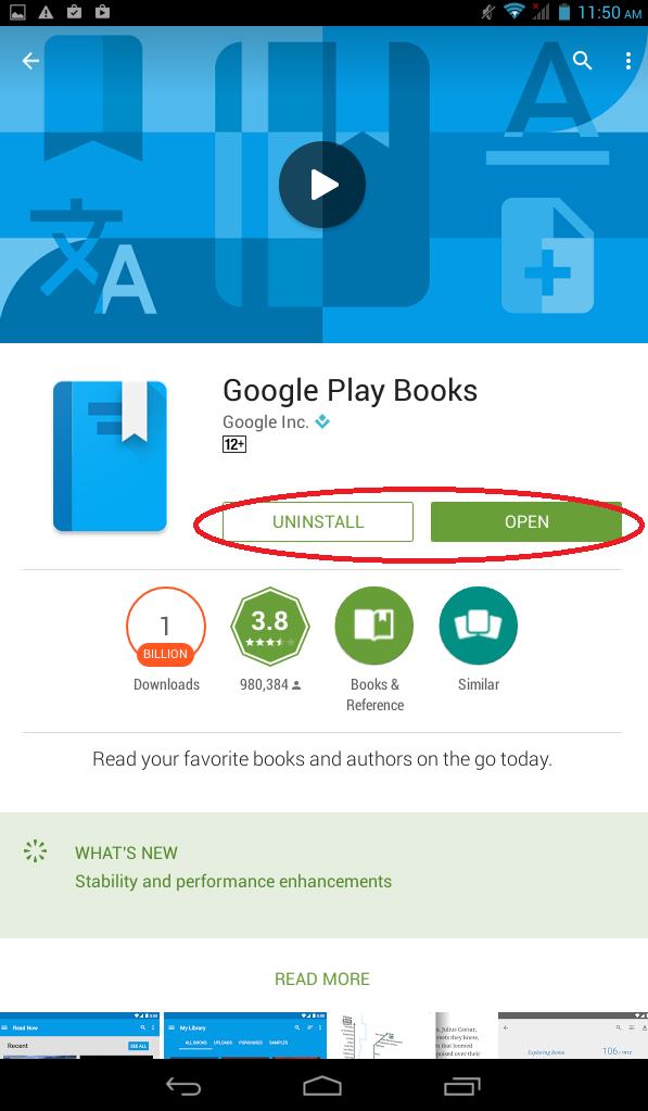 FAQ for How to Install Google Play Books to Your Android Device