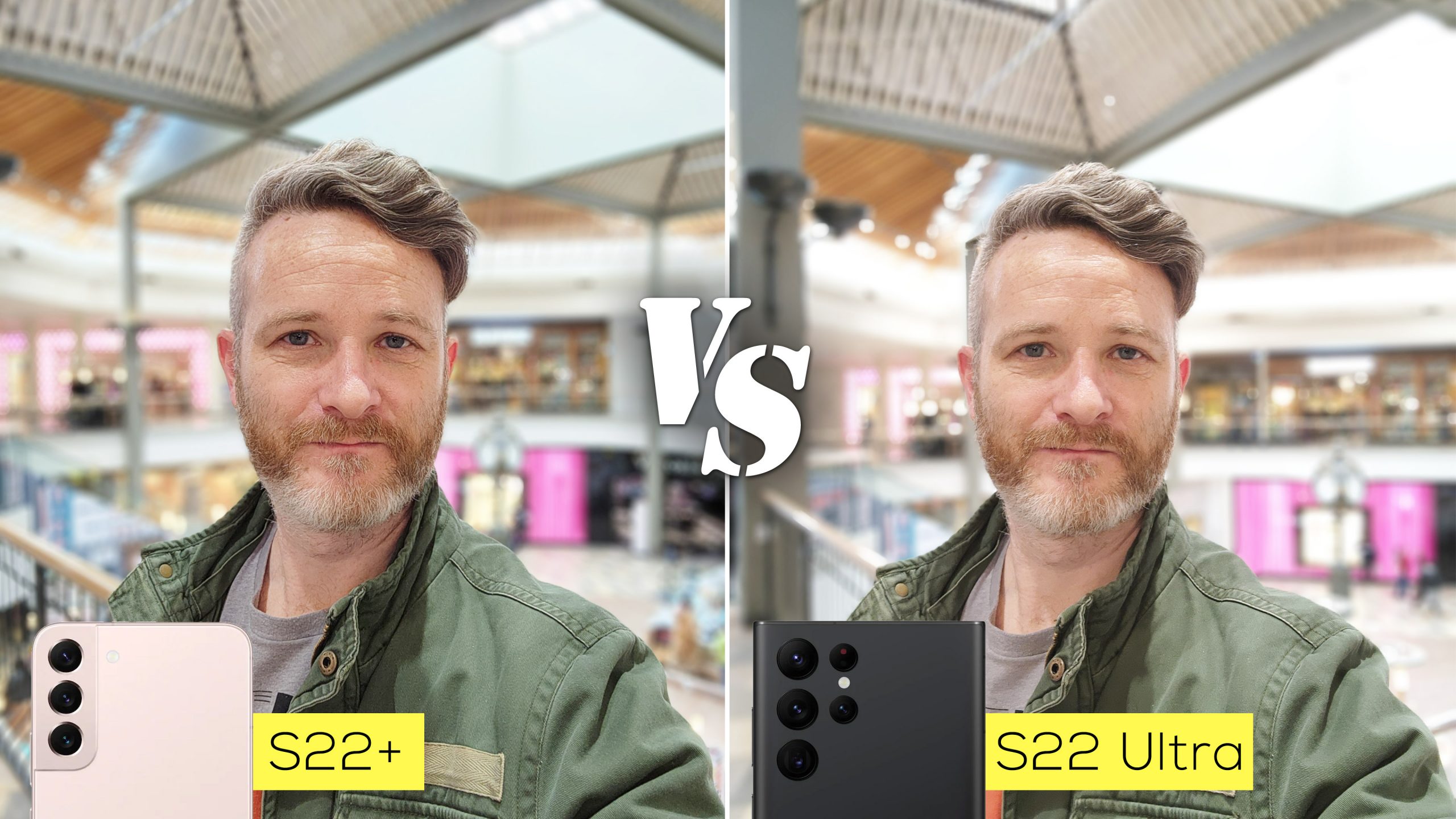 Samsung Galaxy S22 Ultra versus Galaxy S22+ camera comparison: not