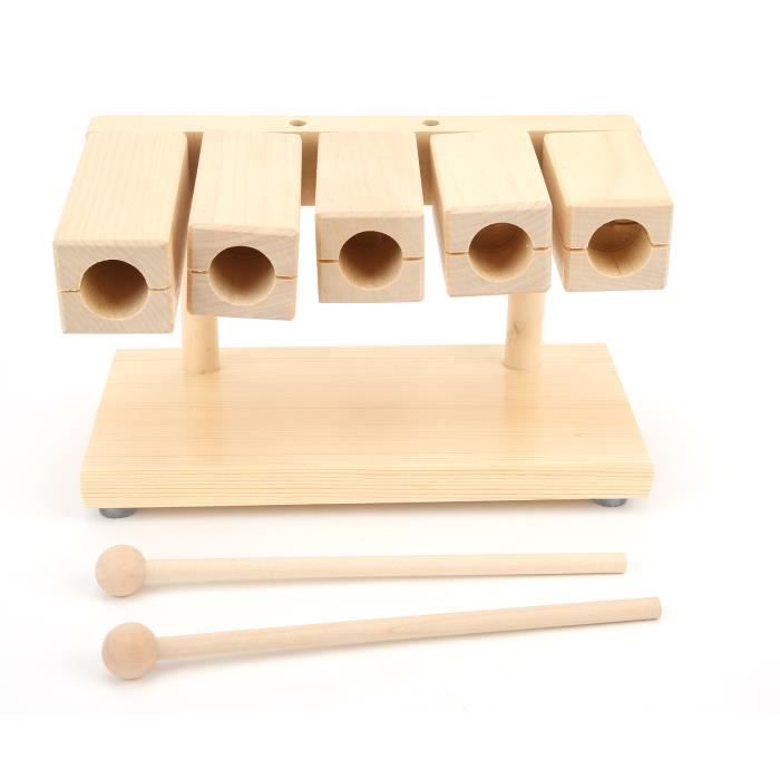 EIF Clapper De Percussion Bloc De Percussion En Bois Blocs D'Érable